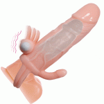 Brave Man Penis Cover With Clit And Anal Stimulation Flesh 16.5 Cm Penis Extenders & Sleeves | SEX Shop Ireland 20
