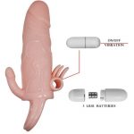 Brave Man Penis Cover With Clit And Anal Stimulation Flesh 16.5 Cm Penis Extenders & Sleeves | SEX Shop Ireland 21