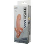Brave Man Penis Cover With Clit And Anal Stimulation Flesh 16.5 Cm Penis Extenders & Sleeves | SEX Shop Ireland 23