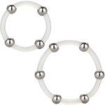 Calex Steel Beaded Silicone Ring Set Cock Rings | SEX Shop Ireland 8