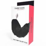 Darkness Black Tail Butt Plug Silver 8cm Butt Plugs | SEX Shop Ireland 8