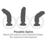 King Cock 20.32 Cm Vibrating Cock Flesh Dildos | SEX Shop Ireland 13