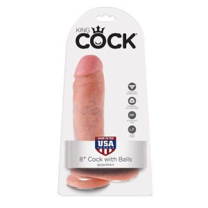 King Cock 8″ Cock Flesh With Balls 20.3 Cm Dildos | SEX Shop Ireland