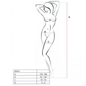 Passion Woman Bs014 Bodystocking White One Size Bodystocking | SEX Shop Ireland 3