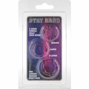 Sevencreations Stay Hard Purple Cock Rings | SEX Shop Ireland 3