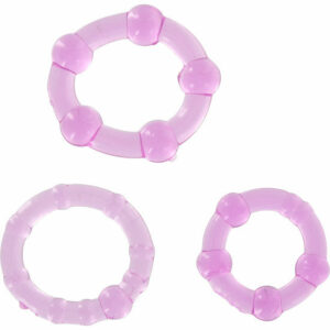 Sevencreations Stay Hard Purple Cock Rings | SEX Shop Ireland