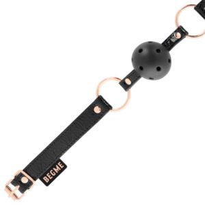 Begme Black Edition Ball Gag Vegan Leather BDSM Toys & Accessories | SEX Shop Ireland 3