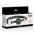Begme Black Edition Ball Gag Vegan Leather BDSM Toys & Accessories | SEX Shop Ireland 12