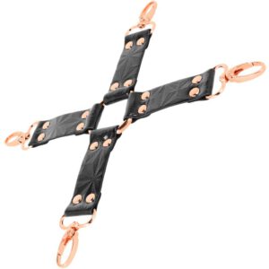 Begme Black Edition Vegan Leather Hog Tie BDSM Toys & Accessories | SEX Shop Ireland