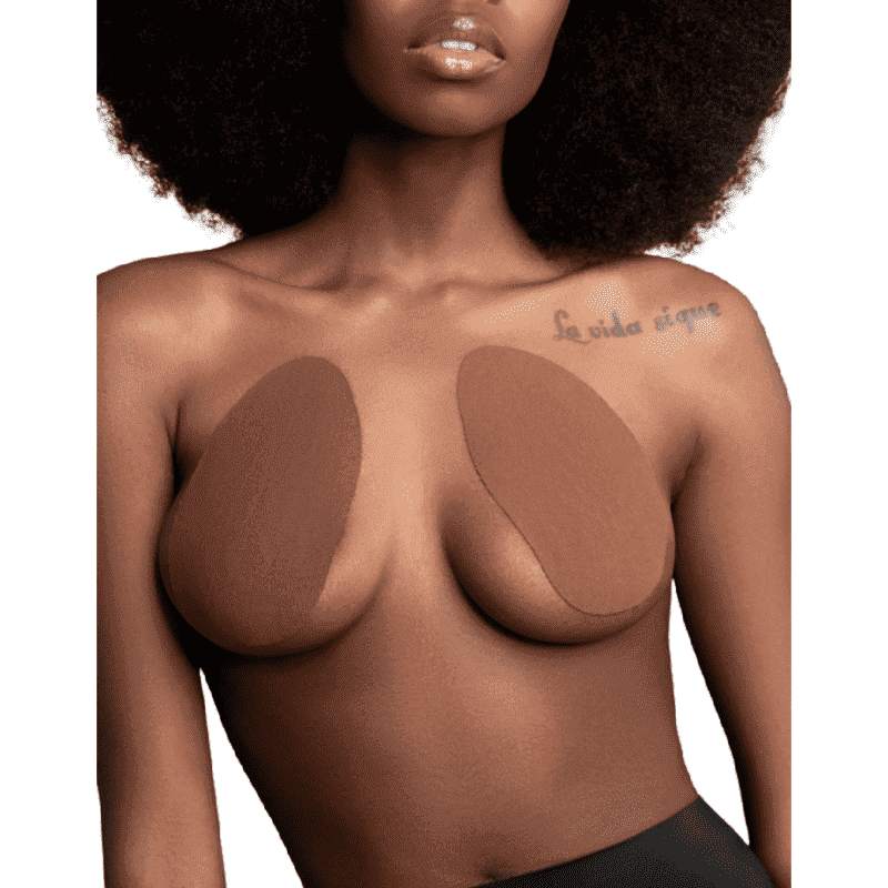Bye Bra Breast Lift Pads + 3 Pairs Of Satin Nipple Covers – Dark Brown Size D-f Fashion & Lingerie | SEX Shop Ireland 4 Bye Bra Breast Lift Pads + 3 Pairs Of Satin Nipple Covers – Dark Brown Size D-f Fashion & Lingerie | SEX Shop Ireland 4
