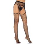 Leg Avenue Industrial Net Stockings With O Ring Attached Garter Belt One Size Fashion & Lingerie | SEX Shop Ireland 9