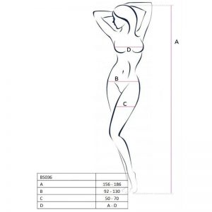 Passion Woman Bs036 Bodystocking White One Size Bodystocking | SEX Shop Ireland 3
