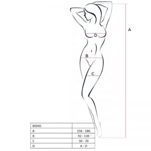 Passion Woman Bs045 Bodystocking White One Size Bodystocking | SEX Shop Ireland 3