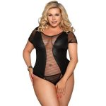 Subblime Queen Plus Fetish Short Sleeve Teddy BDSM Fashion | SEX Shop Ireland 10
