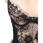 Subblime Queen Plus Floral Lace And Fringed Black Teddy Bodysuits | SEX Shop Ireland 11