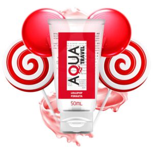 Aqua Travel Lollipop Flavour Waterbased Lubricant – 50 Ml Oils and Lubes | SEX Shop Ireland