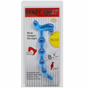 Bendy Twist Anal Beads Blue Anal Sex Toys | SEX Shop Ireland 3