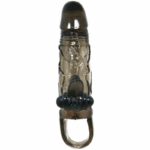 Brave Man Penis Cover With Clit And Anal Stimulation Double Bullet Black 16.5 Cm Penis Extenders & Sleeves | SEX Shop Ireland 15