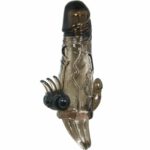 Brave Man Penis Cover With Clit And Anal Stimulation Double Bullet Black 16.5 Cm Penis Extenders & Sleeves | SEX Shop Ireland 14