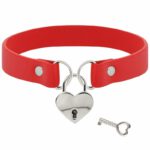 Coquette Hand Crafted Choker Keys Heart – Red BDSM Toys & Accessories | SEX Shop Ireland 10
