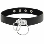 Coquette Hand Crafted Choker Vegan Leather  – Double Ring BDSM Toys & Accessories | SEX Shop Ireland 10