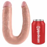 King Cock U-shaped Large Double Trouble Flesh Dildos | SEX Shop Ireland 12
