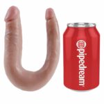 King Cock U-shaped Small Double Trouble Flesh Dildos | SEX Shop Ireland 12