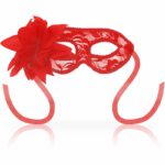 Ohmama Masks Lace Eyemask And Flower – Red BDSM Toys & Accessories | SEX Shop Ireland 6