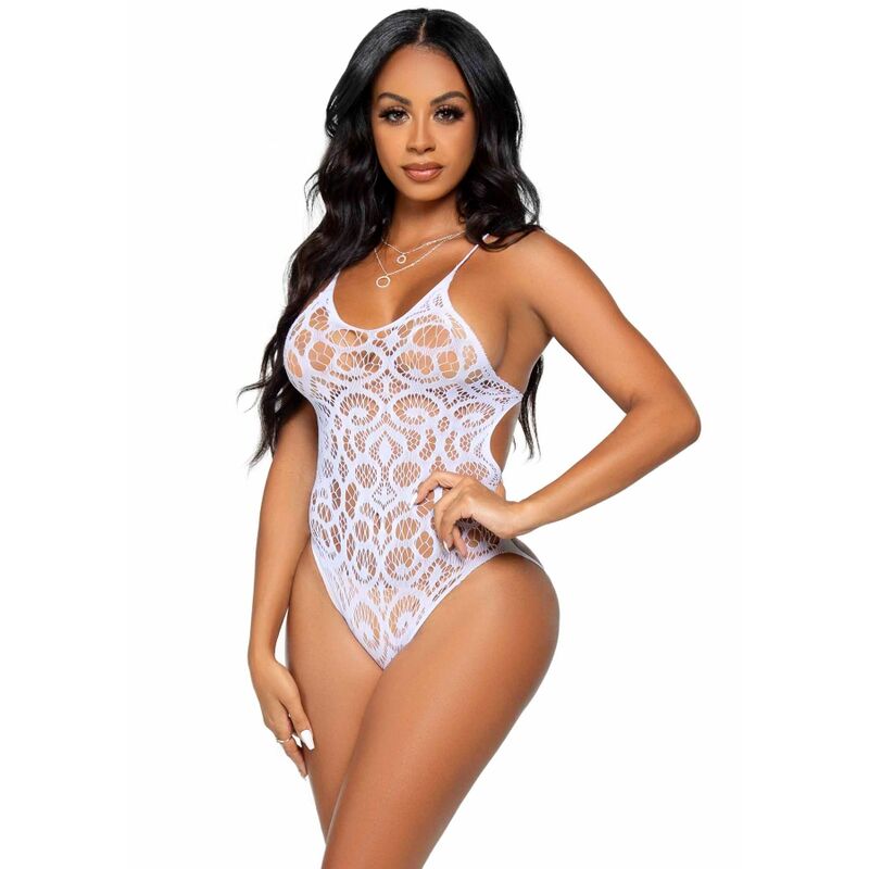 Leg Avenue Seamless Scroll Lace Teddy – White Bodysuits | SEX Shop Ireland 4 Leg Avenue Seamless Scroll Lace Teddy – White Bodysuits | SEX Shop Ireland 4