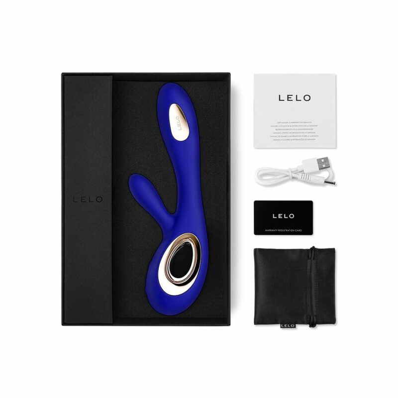 Lelo Soraya Wave Midnight Blue Rabbit Vibrators | SEX Shop Ireland 6