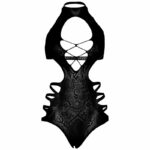 Leg Avenue Cut Out Strappy Bodysuit One Size – Black Bodysuits | SEX Shop Ireland 15