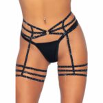 Leg Avenue Rhinestone Garter Straps One Size Fashion & Lingerie | SEXstore.ie 9