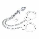 Ohmama Fetish Hand Cuffs With Chain And Anal Plug BDSM Toys & Accessories | SEX Shop Ireland 11
