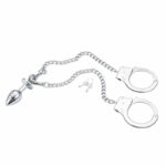 Ohmama Fetish Hand Cuffs With Chain And Anal Plug BDSM Toys & Accessories | SEX Shop Ireland 16