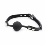 Ohmama Fetish Silicone Ball Gag With Leather Belt BDSM Gags | SEX Shop Ireland 14