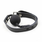 Ohmama Fetish Silicone Ball Gag With Leather Belt BDSM Gags | SEX Shop Ireland 16