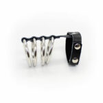 Ohmama Fetish Snap Fastener Leather Strap Metal Cock Ring BDSM Cages & Chastity Rings | SEXstore.ie 10