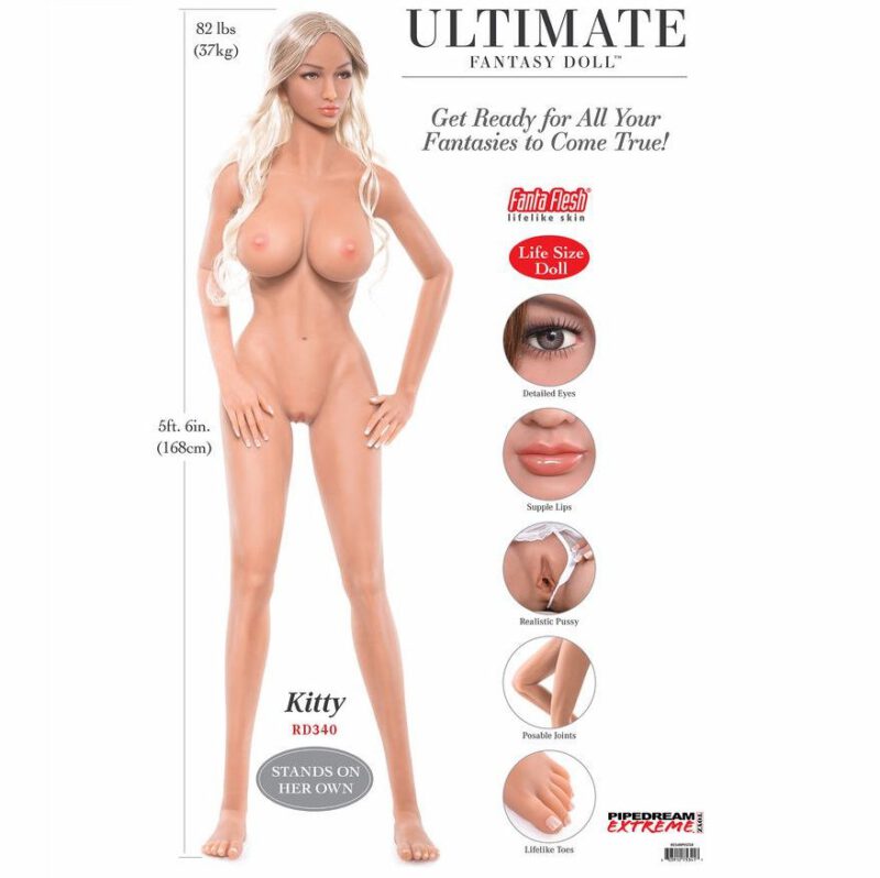 Pipedream Extreme Toyz Ultimate Fantasy Dolls Kitty (168 Cm) Luxury Sex Toys | SEX Shop Ireland 16