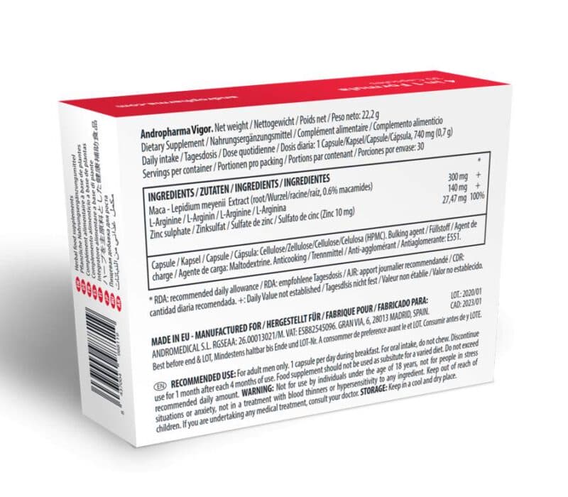 Andropharma Vigor Aphrodisiac Products | SEX Shop Ireland 5