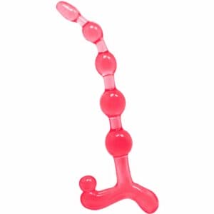 Bendy Twist Anal Beads  Red Anal Sex Toys | SEX Shop Ireland