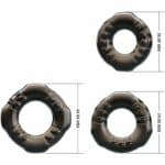 Cock Rings Yvonne Three Penis Rings Set Cock Rings | SEX Shop Ireland 10