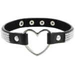Coquette Chic Desire Hand Crafted Choker Vegan Leather  – Heart BDSM Collars | SEX Shop Ireland 11