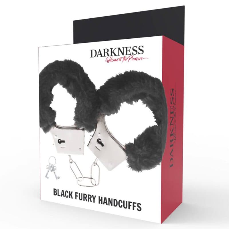 Darkness  Pleasure Furry Handcuffs Black Fetish / Bondage | SEX Shop Ireland 4