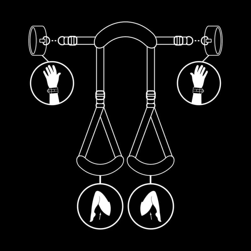 Fetish Submissive Open Leg Set BDSM Toys & Accessories | SEX Shop Ireland 12