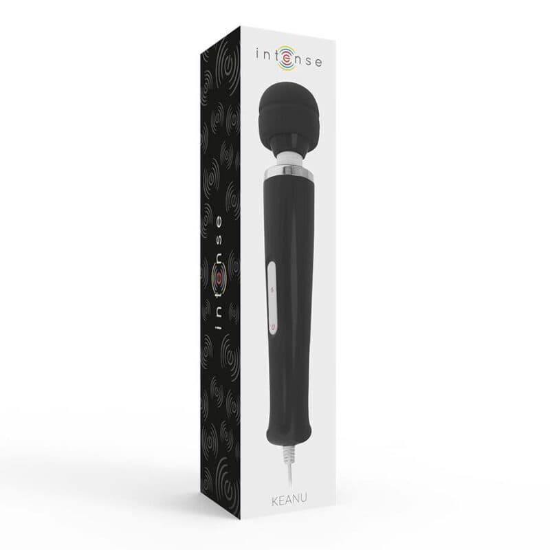 Intense Keanu Vibrating Power  Wand Black Vibrators | SEX Shop Ireland 7