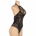 Subblime Floral Lace Zipper Teddy S/m Bodysuits | SEX Shop Ireland 13