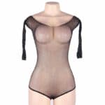 Subblime Long Sleeve Fishnet Teddy S/m Bodysuits | SEX Shop Ireland 15