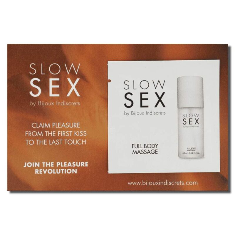 Bijoux Slow Sex Full Body Massage 2 Ml Oils and Lubes | SEX Shop Ireland 4