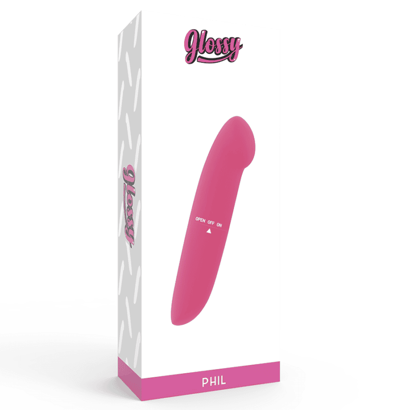 Glossy Phil Vibrator Pink Clitoral Stimulators | SEX Shop Ireland 5