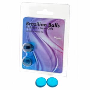 Taloka – 2 Brazilian Balls Cold Effect Exciting Gel Flavours Lubes | SEX Shop Ireland